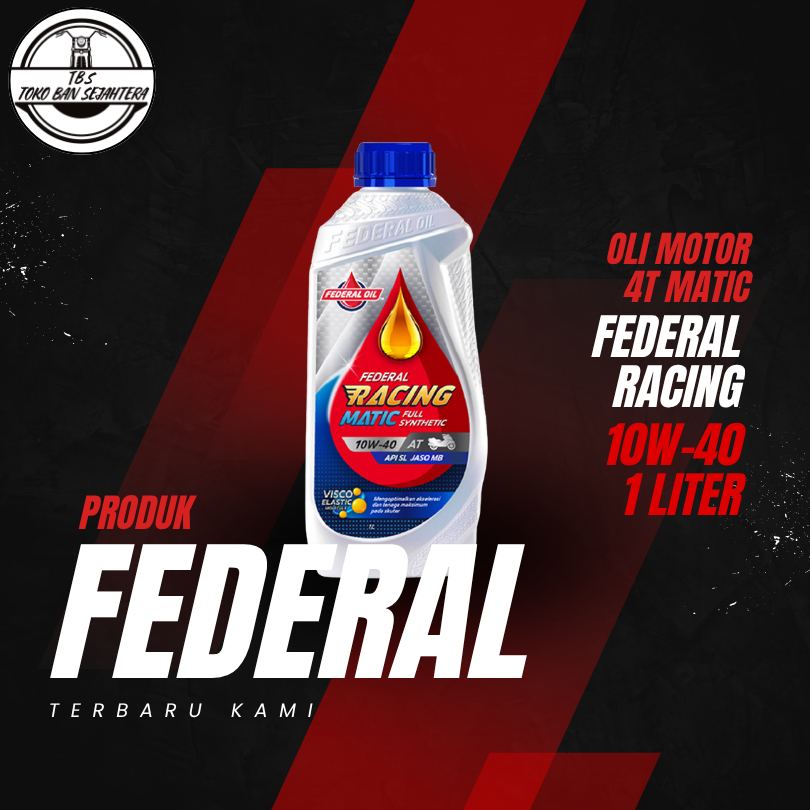 Jual OLI FEDERAL RACING SAE 10W-40 1L | Shopee Indonesia
