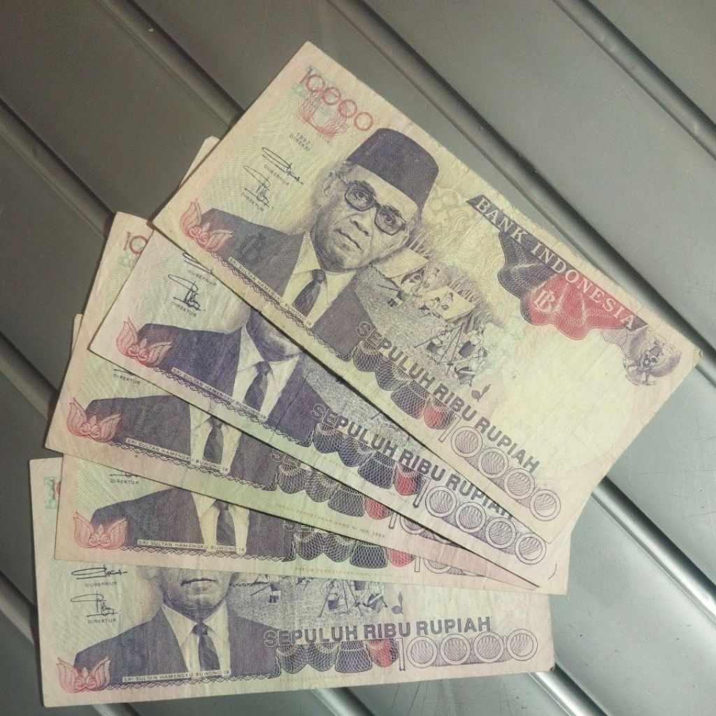 Jual 10 ribu Hamengkubuwono bekas beredar bagus asli | Shopee Indonesia