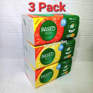 (Paket 4 Pack Paseo) Tissue Paseo Smart 500 + 40 Ply / 540 Helai 3ply ORIGINAL