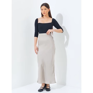 Ms Daisy Aurora Satin Skirt Wanita Satin Rok Wanita S M L XL Bigsize Grande Jumbo