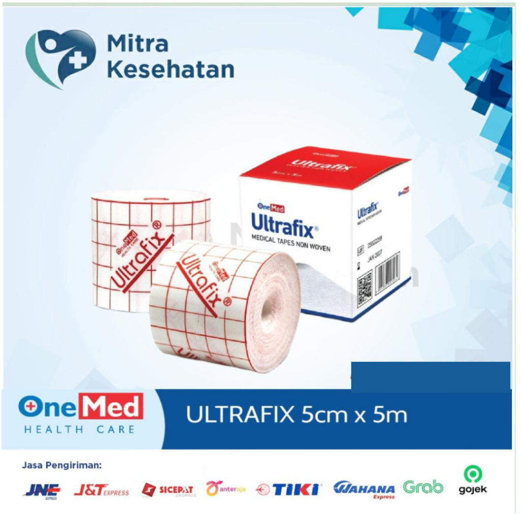 Jual Ultrafix 5cm x 5M OneMed Plester Penutup Luka 5x5 Onemed | Shopee ...
