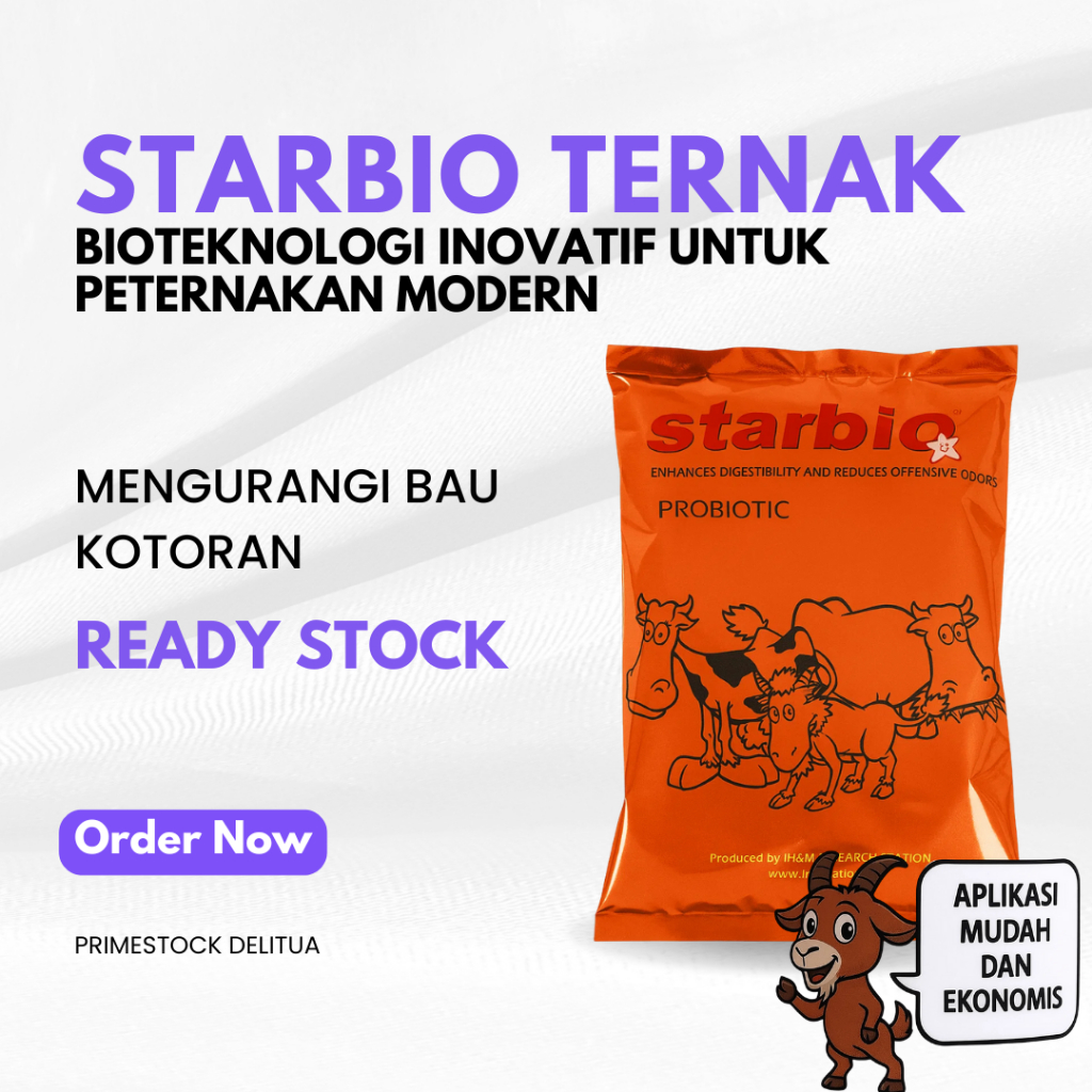 Jual Starbio Ternak 1 KG: Meningkatkan Produktivitas Ternak dan ...