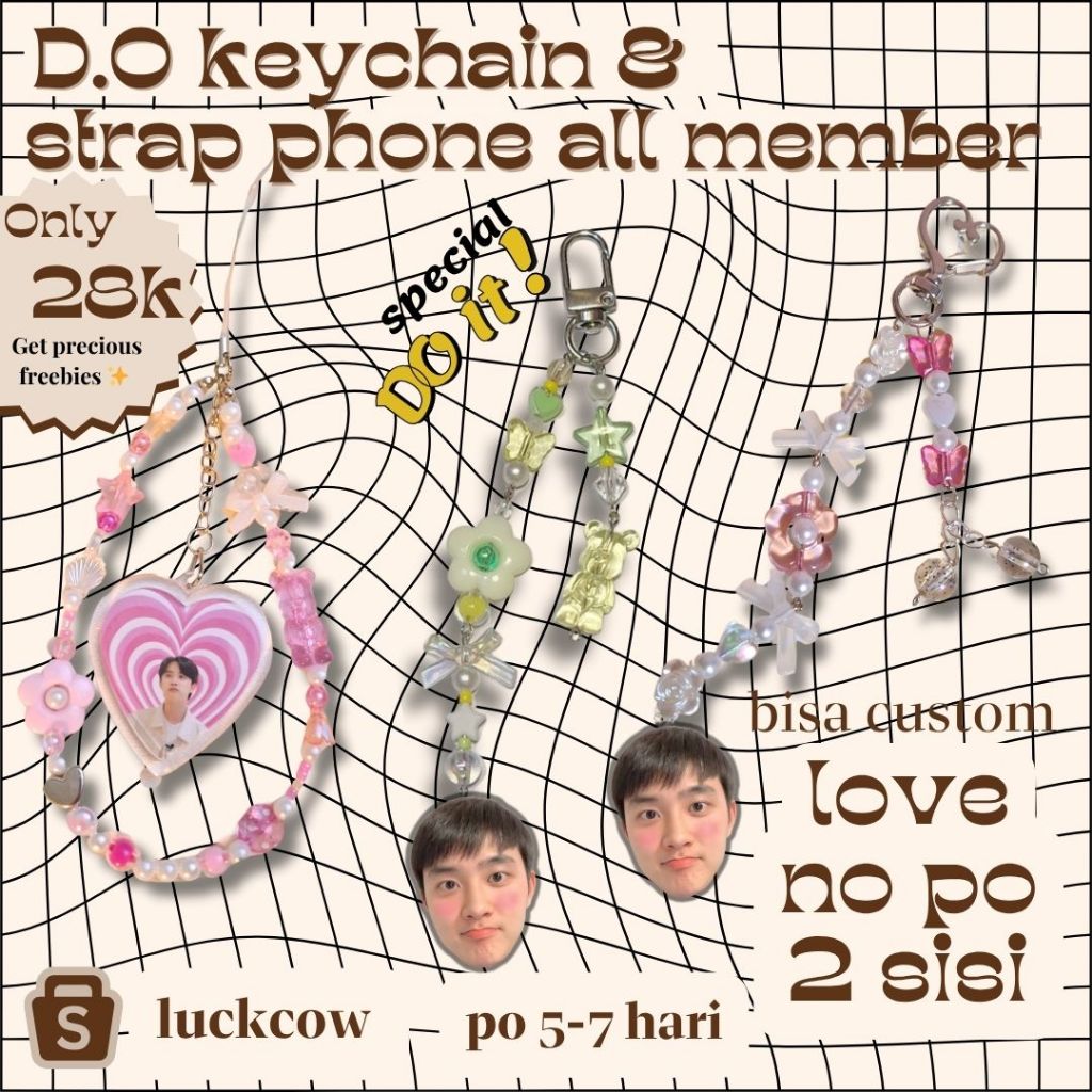 Jual exo keychain by luckcow | keychain lucu | keychain do | keychain d ...