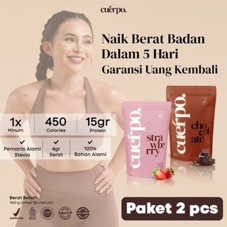 Cuerpo Susu Tinggi Kalori & Protein 960 Gram Bundling 2 Pouch