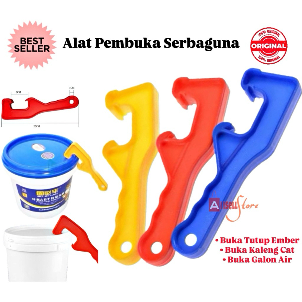 Jual (BISA COD) PROMO Alat Pembuka Kaleng Cat / Alat Bantu Pembuka ...