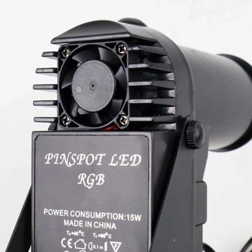 PINSPOT Lampu Sorot Panggung Warna Warni Laser LED 10W RGBW 4in1 Party Light Stage EU Plug 240V