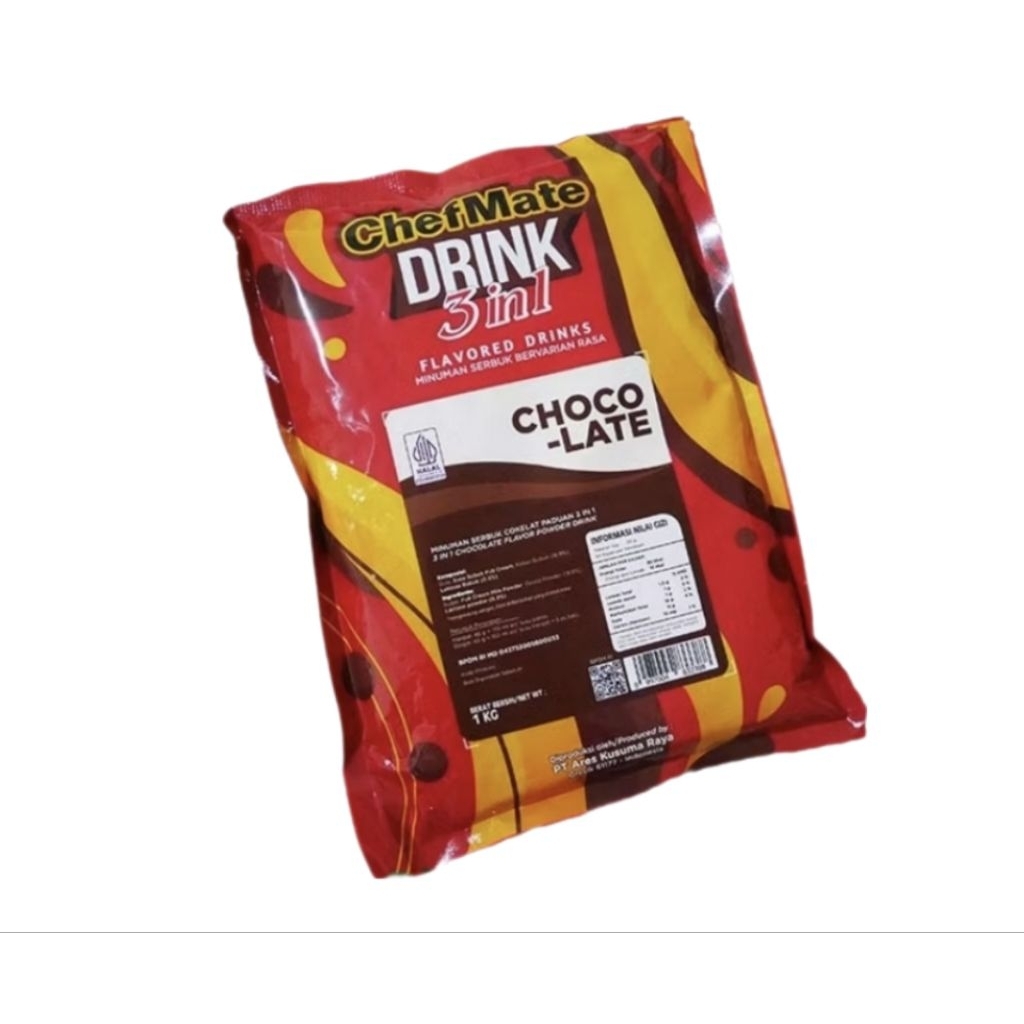Jual CHEFMATE KAKAWA CHOCO DRINK 1 KG / MINUMAN INSTANT COKLAT CHEFMATE ...