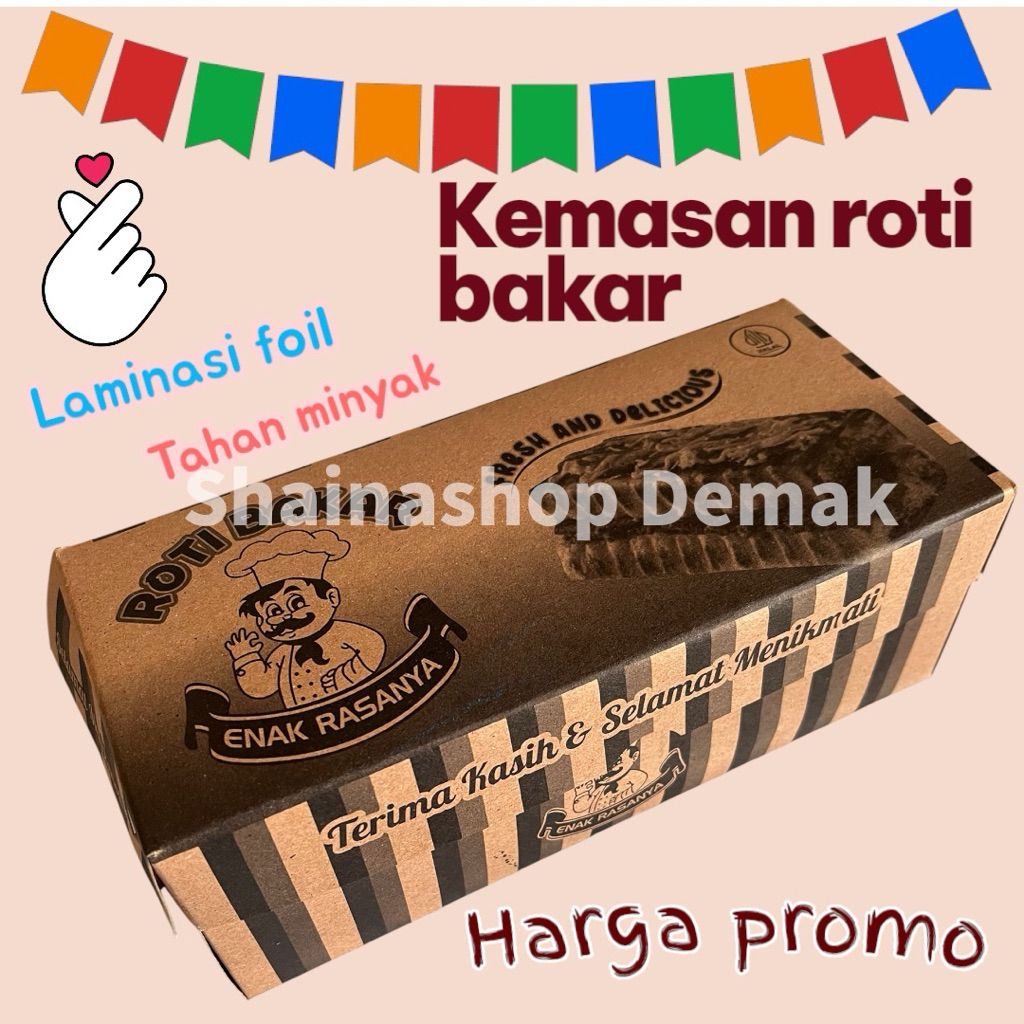 Jual Dus Roti Bakar wadah kemasan roti bakar kemasan roti bakar box ...