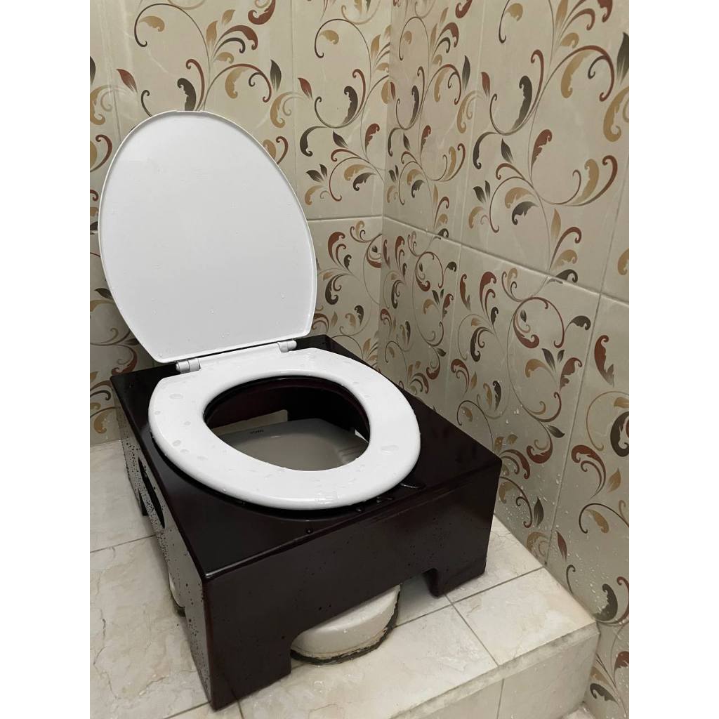 Kursi Wc duduk portable dewasa aman di gunakan ibu hamil maupun lansia tinggi 20 cm