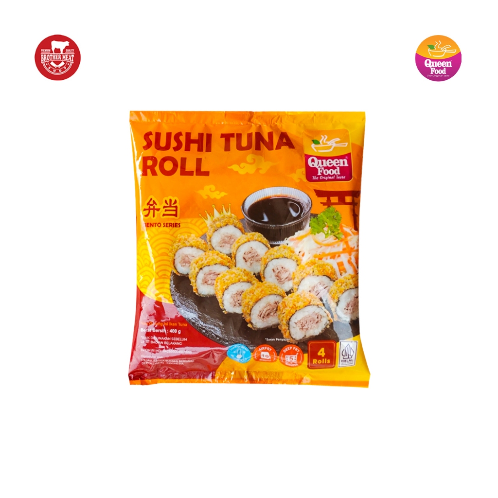 Jual QUEEN FOOD Sushi Tuna Roll 400gr - Brothermeatshop | Shopee Indonesia