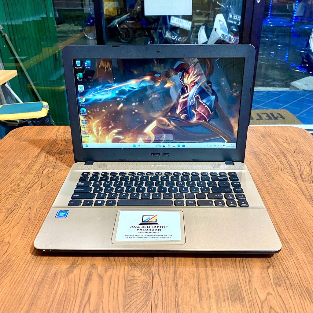 Jual Laptop ASUS Vivobook X441MA, Intel Celeron N4000, ram 4gb, SSD
