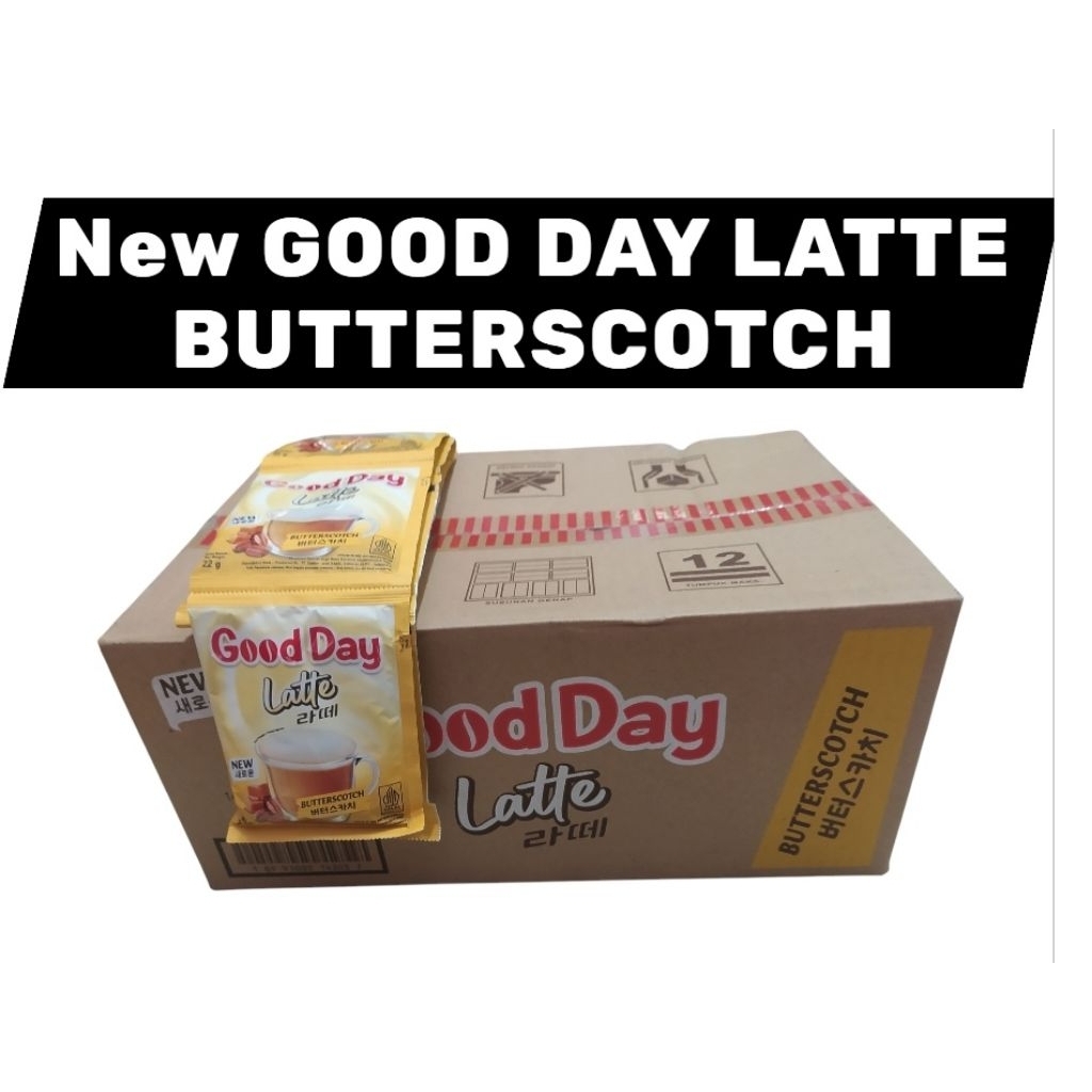 Jual GOOD DAY LATTE BUTTERSCOTCH ( 1 DUS ISI 120 SCH ) | Shopee Indonesia