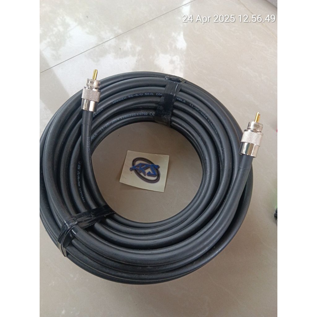 Jual Kabel Radio Rig RG8 Terpasang Connector PL +mhatching | Shopee ...