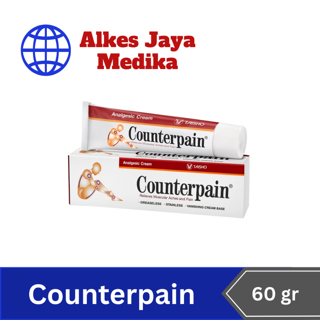 Jual COUNTERPAIN 60 gram - Krim Nyeri Otot | Shopee Indonesia