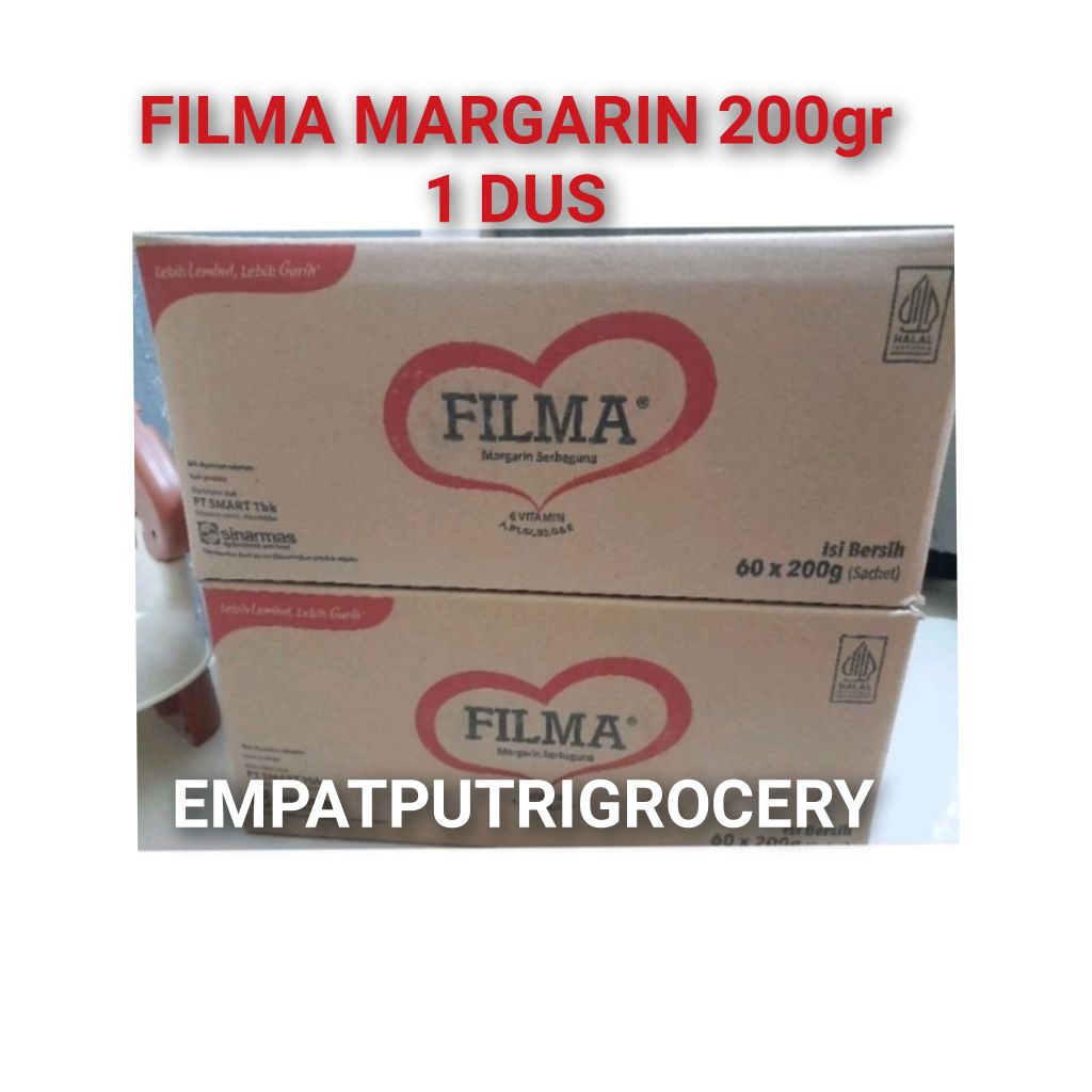 Jual FILMA MARGARIN 200gr 1 dus Exp : April 2027 | Shopee Indonesia