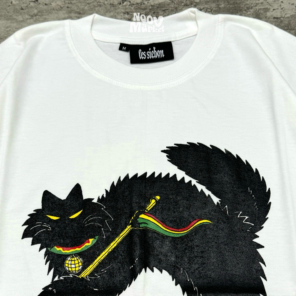 Jual High Therapy - Kucing Reggae Disco Tshirt - White | Official ...