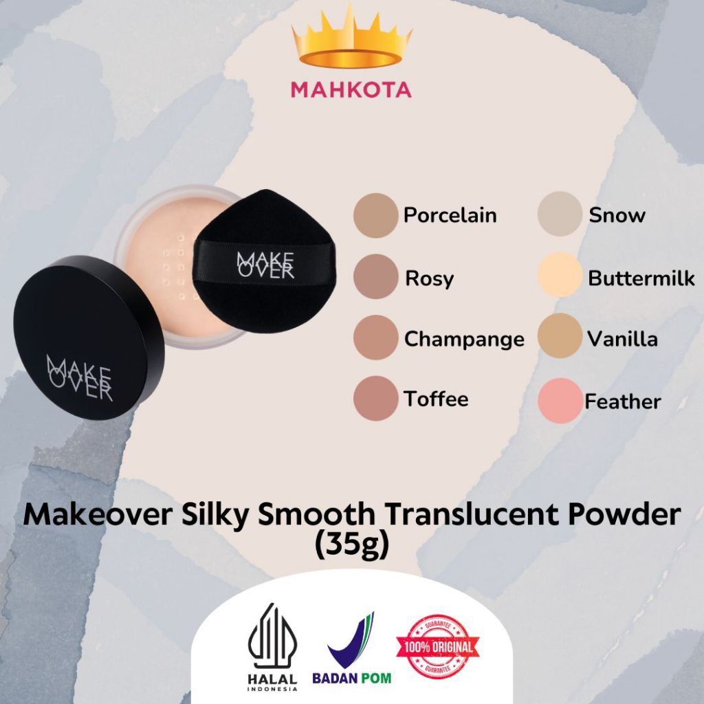 Jual ** Mahkotacosmetik ** Make Over Silky Smooth Translucent Powder ...
