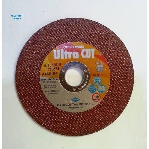 Jual Mata Gerinda Potong 4 inch x 1,6 mm Ultra Cut Merah | Shopee Indonesia