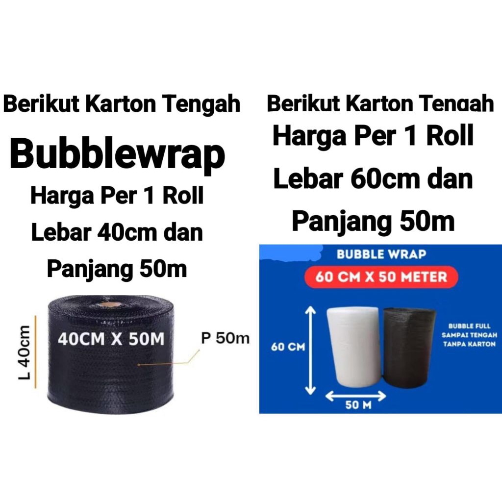 Jual Bubble Wrap 1 Roll Harga Terlengkap & Harga Terbaru Agustus 2026 ...