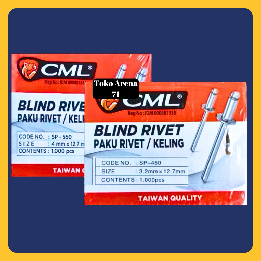 Jual Camel Paku Rivet Keling - Blind Rivet Rivetti All Size Variant ...