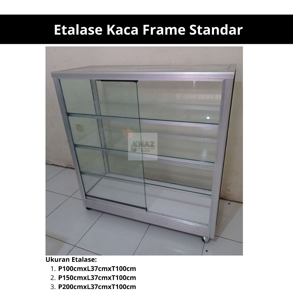Jual Rak Kaca Aluminium 3 Pintu Terlengkap & Harga Terbaru April 2026 ...