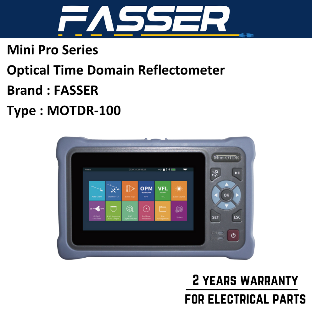 Jual Smart Mini OTDR Fiber Optik Optical Time Domain Reflectometer ...