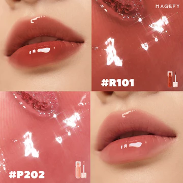 MAGEFY Moisturizing Lip Tint Lip Gloss Long Lasting Lip Gloss Tahan Air Lipstik Lipstick MF L03
