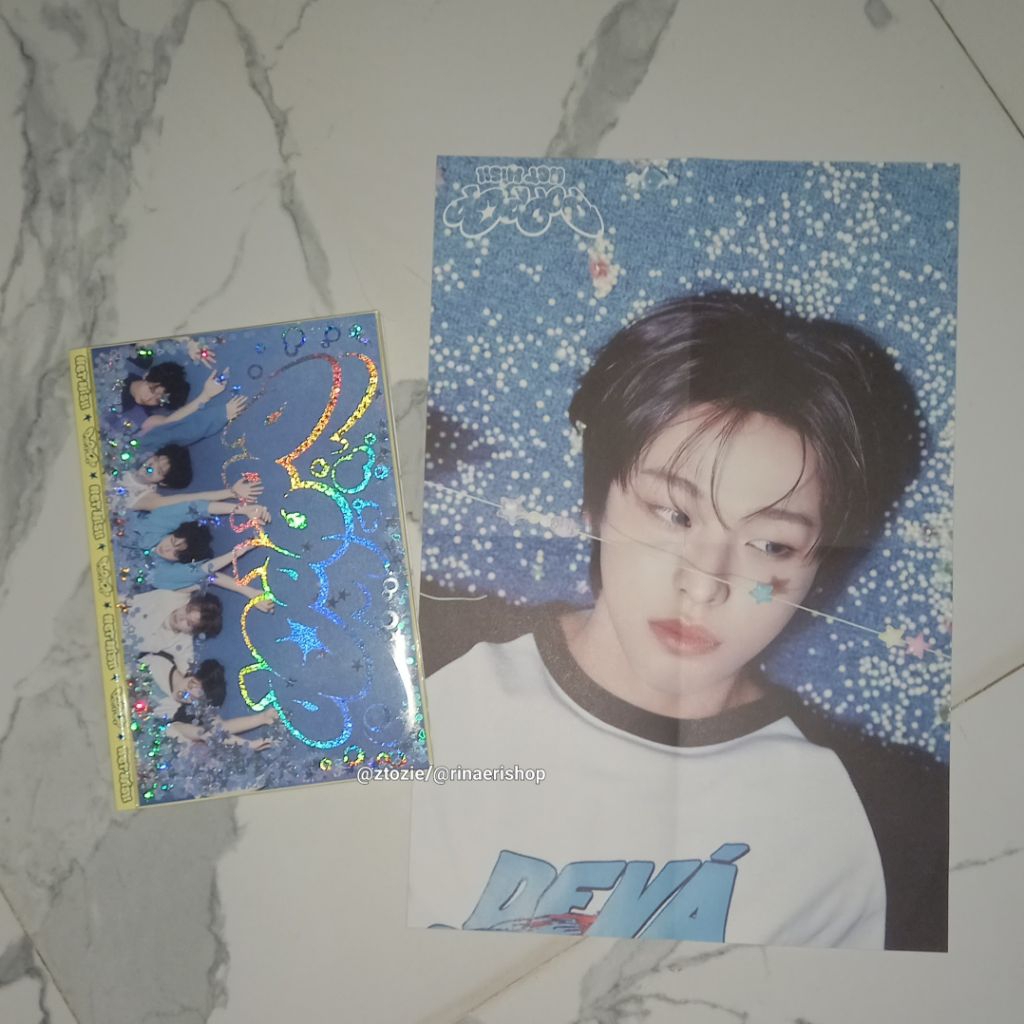 Jual Album NCT Wish Poppop Photobook Official Unsealed with Poster Riku ...