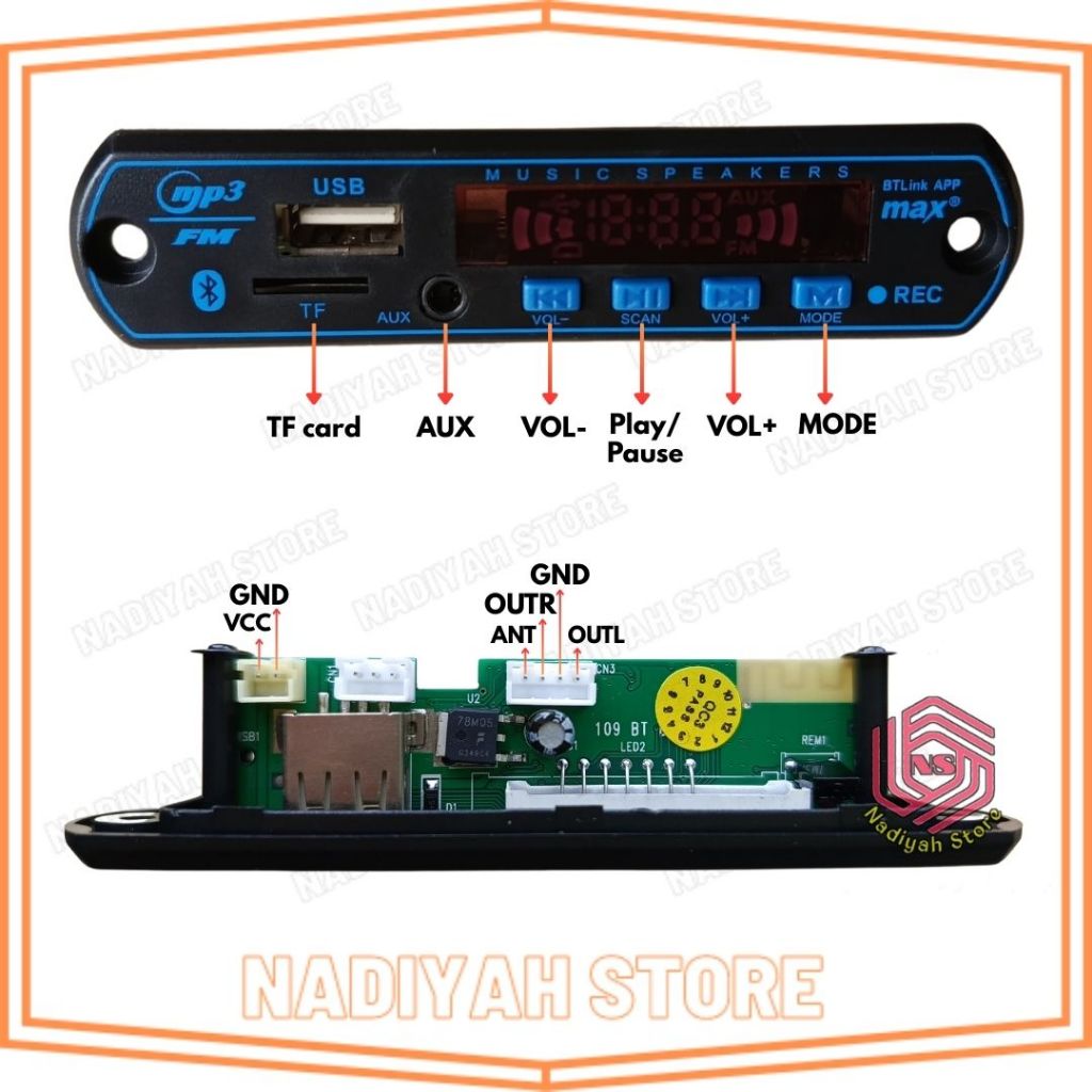 Jual Modul MP3 Bluetooth + FM Radio | Shopee Indonesia