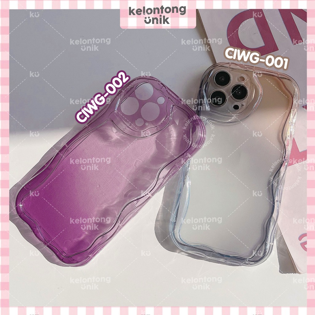 Jual KELONTONG UNIK | Gradation Wavy Shockproof Curly Case - Softcase ...