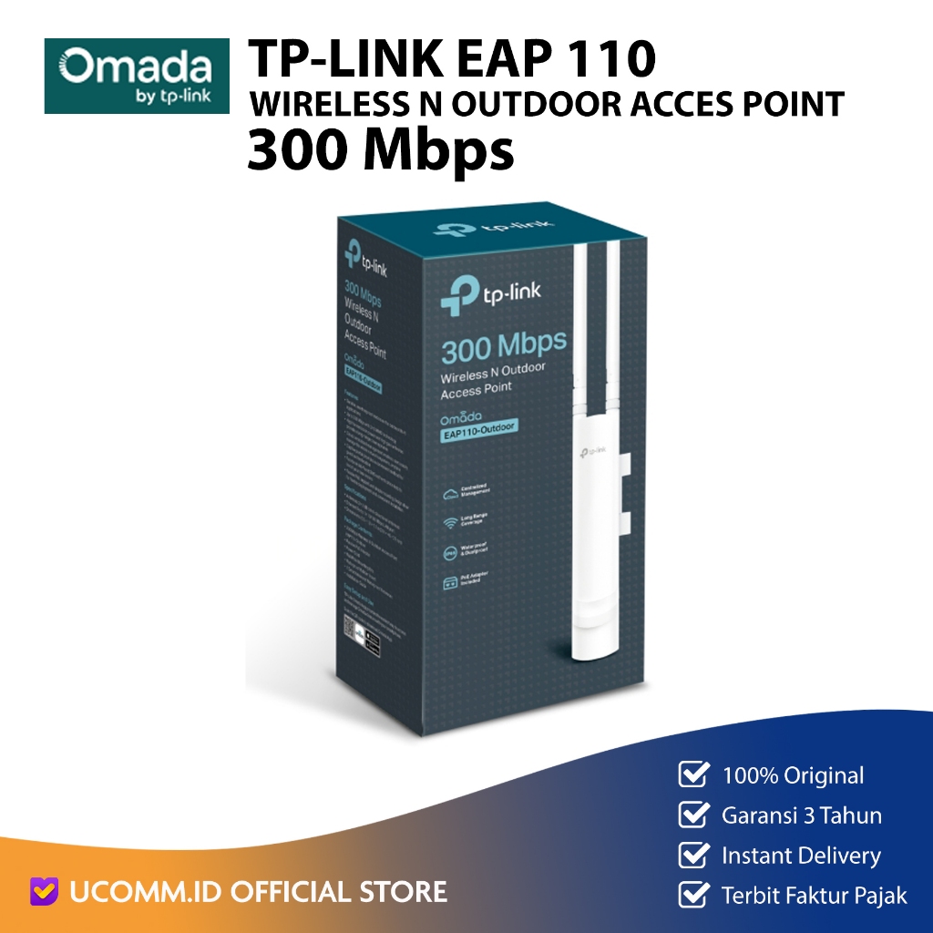 Jual TP Link Omada EAP110 EAP-100 EAP 100 Outdoor 300Mbps Wireless N ...