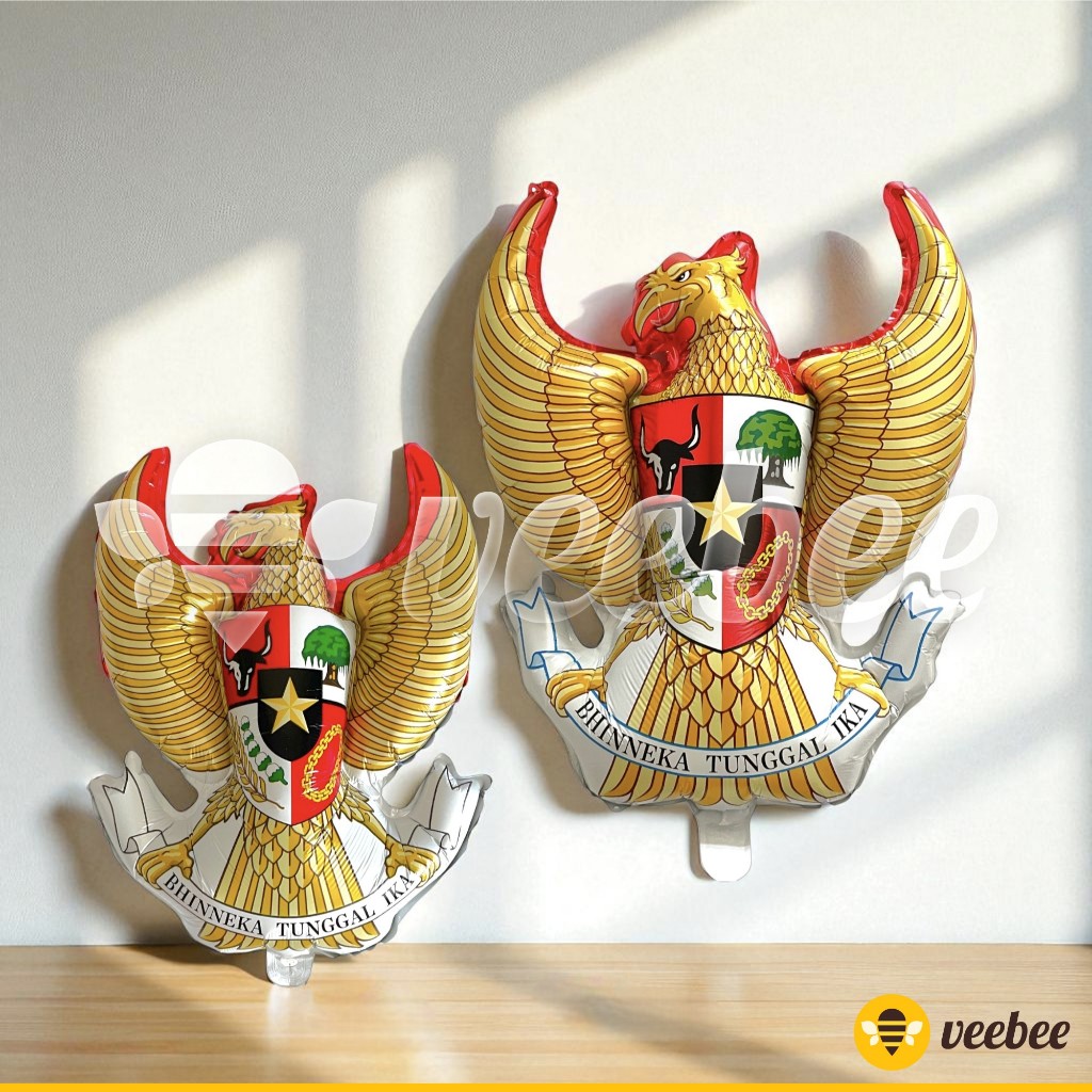 Balon Foil Garuda Merah putih/ Balon dirgahayu Kemerdekaan RI/ dekorasi 17 agustusan