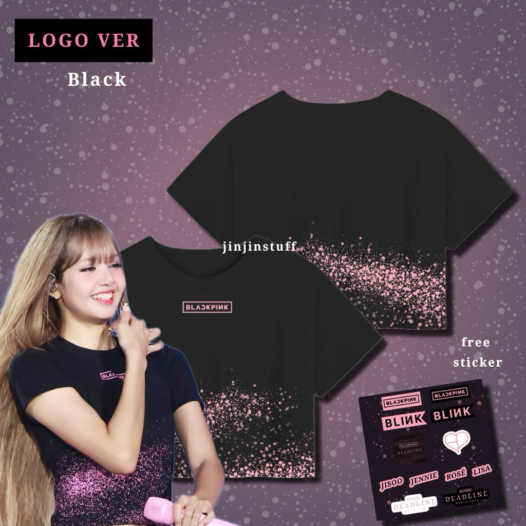 BLACKPINK - BLACKPINK DEADLINE TOUR CROP TEE チャコール　L BLACKPINK | [DEADLINETOUR] BLACKPINK TOUR CROP TEE