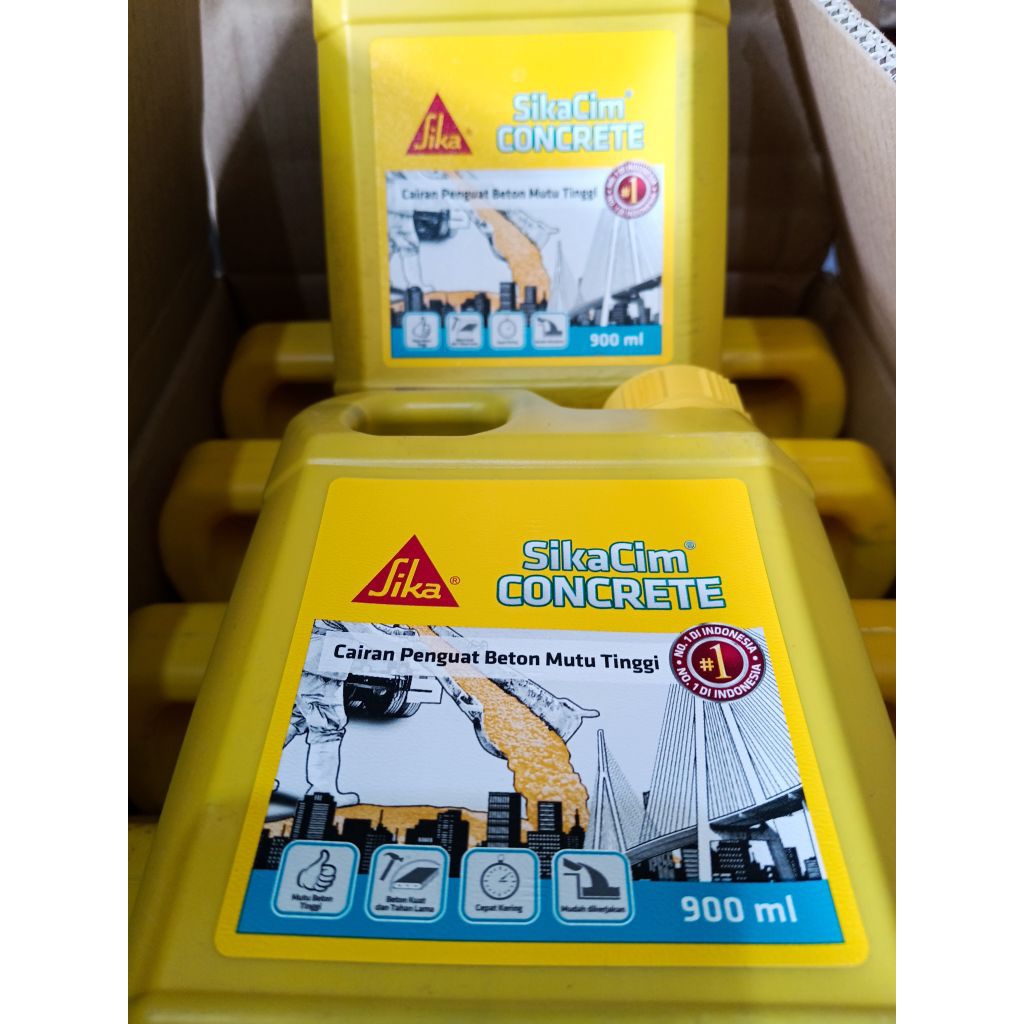 Jual SIKA CIM CONCRETE ADDITIVE 900 ml - Pengeras Beton Semen Obat Cor ...