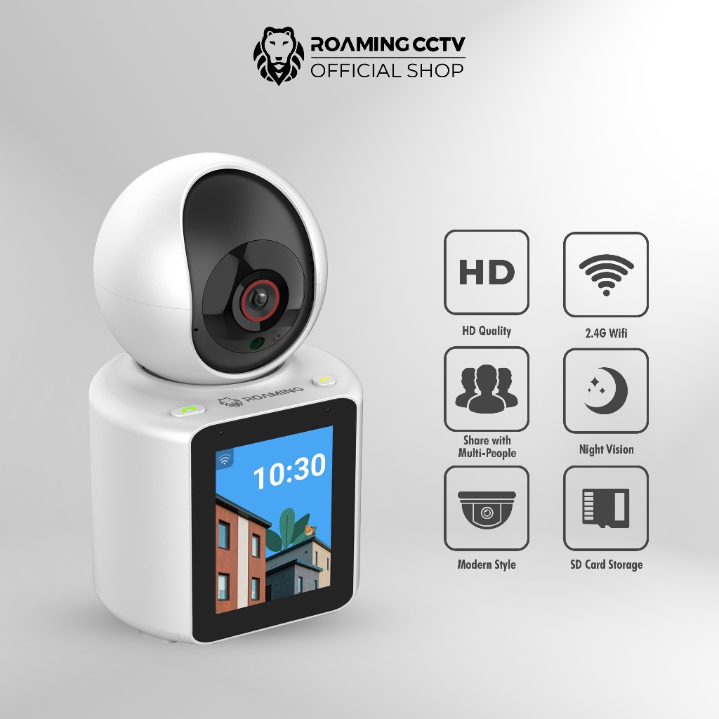 Jual Roaming CCTV Smart Video Call Bot IK-V1 3MP – Kamera Pintar ...