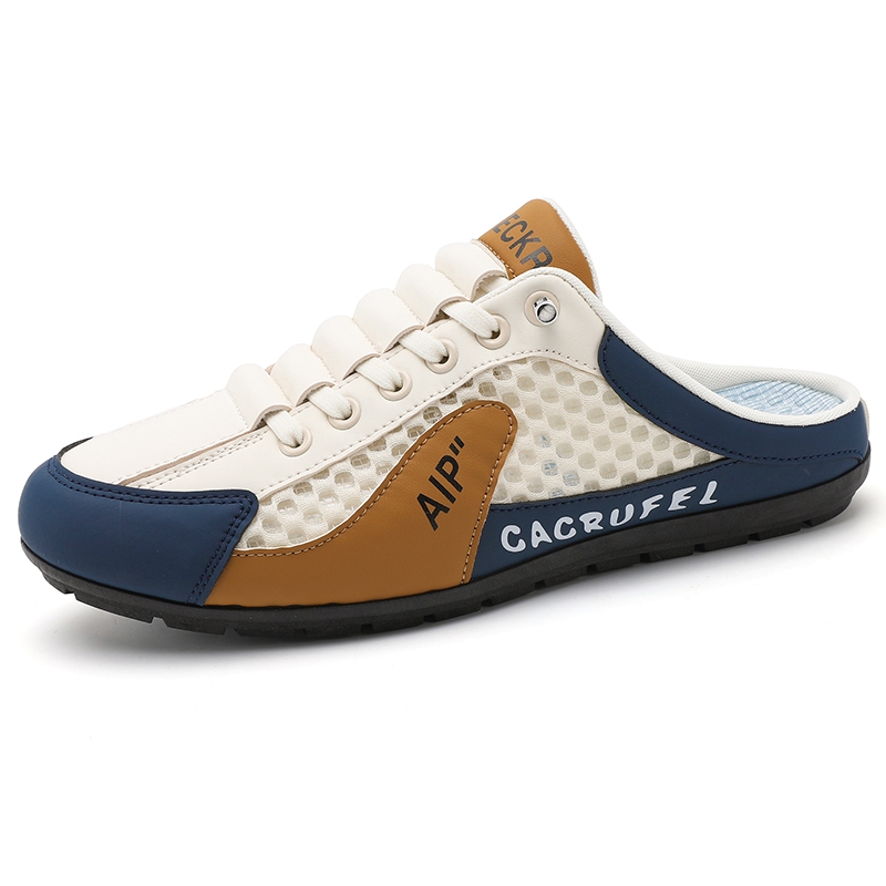 Jual Sepatu Sandal Pria Sneakers Slip-On Mules Casual Sneaker - Main Image