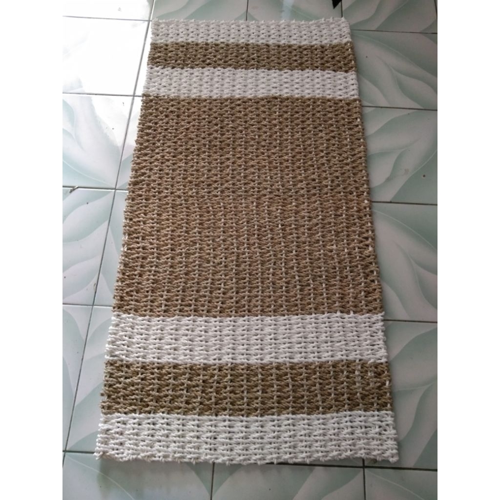 Jual RUG SEAGRASS/KARPET SEAGRASS KOTAK/KARPET AESTHETIC/BISA REQUEST ...