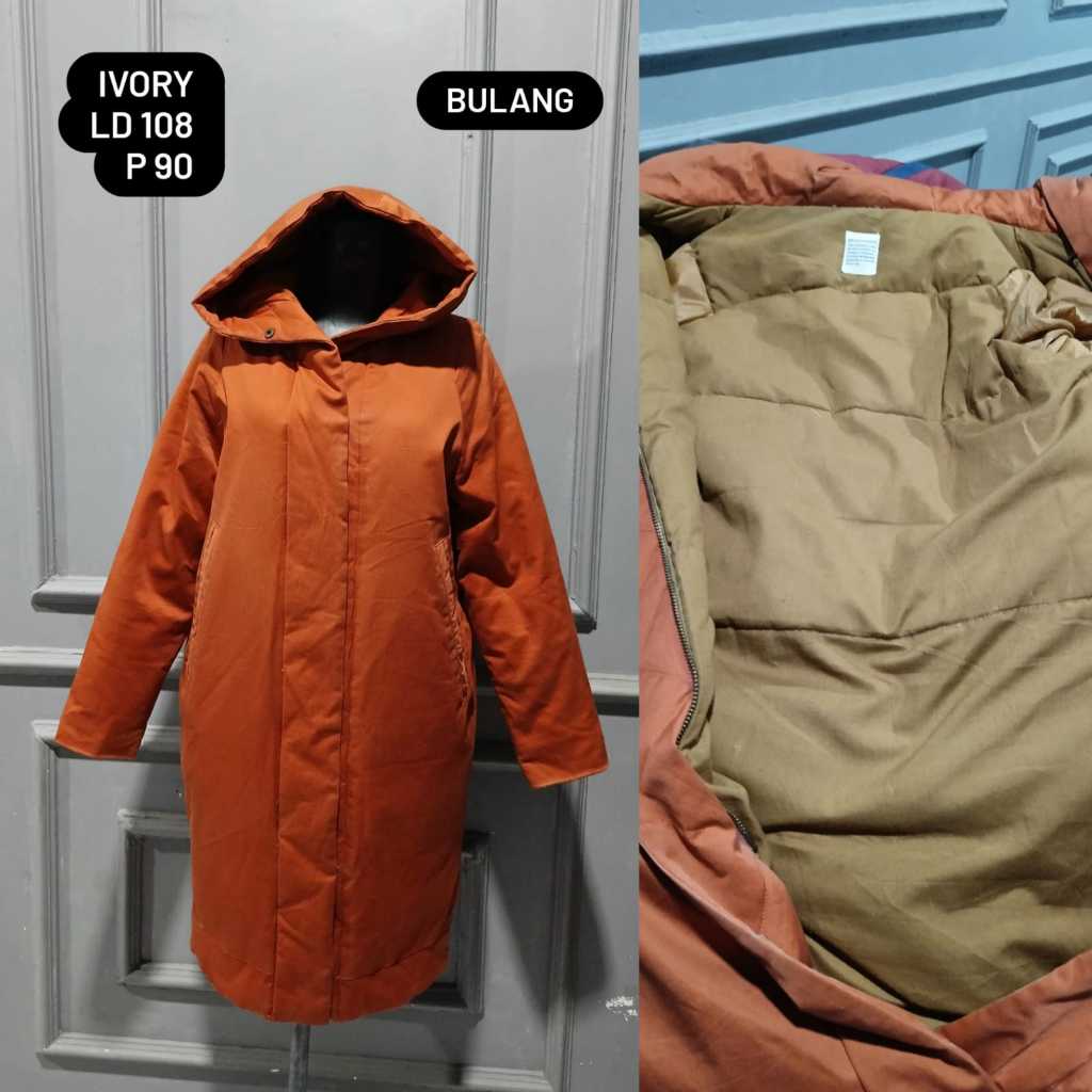 Jual jaket long puffer winter bulang kembung tebal | Shopee Indonesia