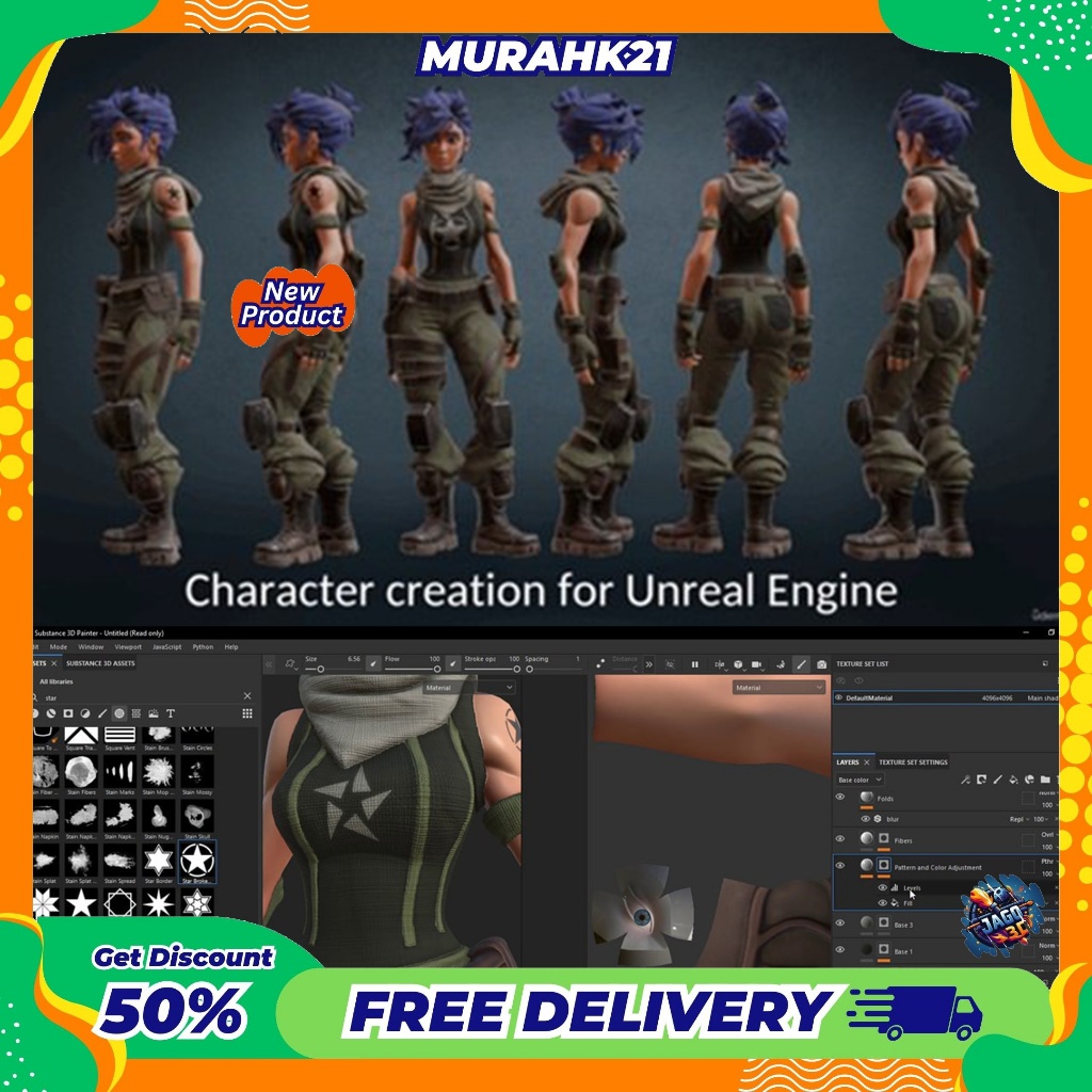 Jual Blender 3D Tutorial Character creation for Unreal Engine | Shopee ...
