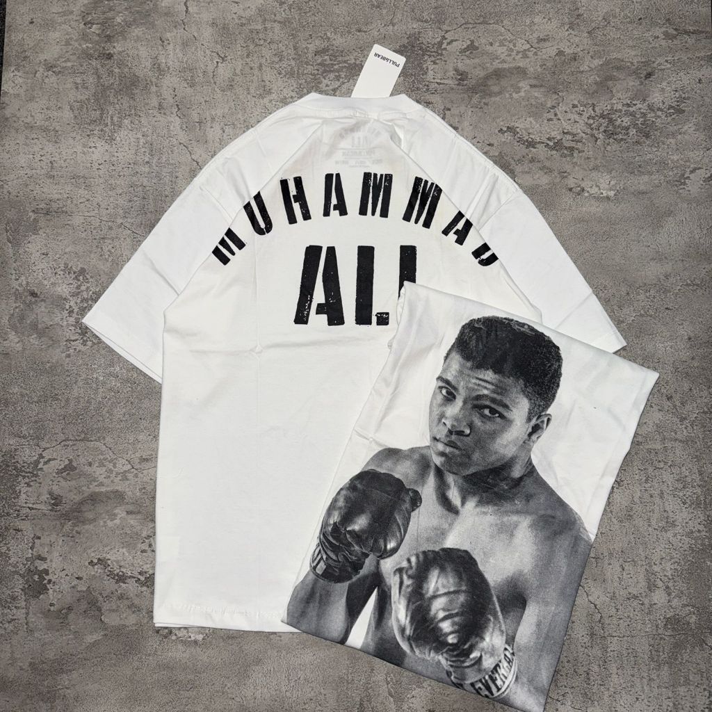 Jual Baju Kaos Pull&Bear Oversize MUHAMMAD ALI - T Shirt Vintage ...