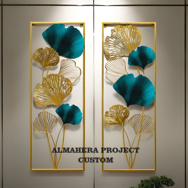 Jual ALMAHERA PROJECT TERMURAH walldecor minimalis 1 Set isi 2 pcs ...