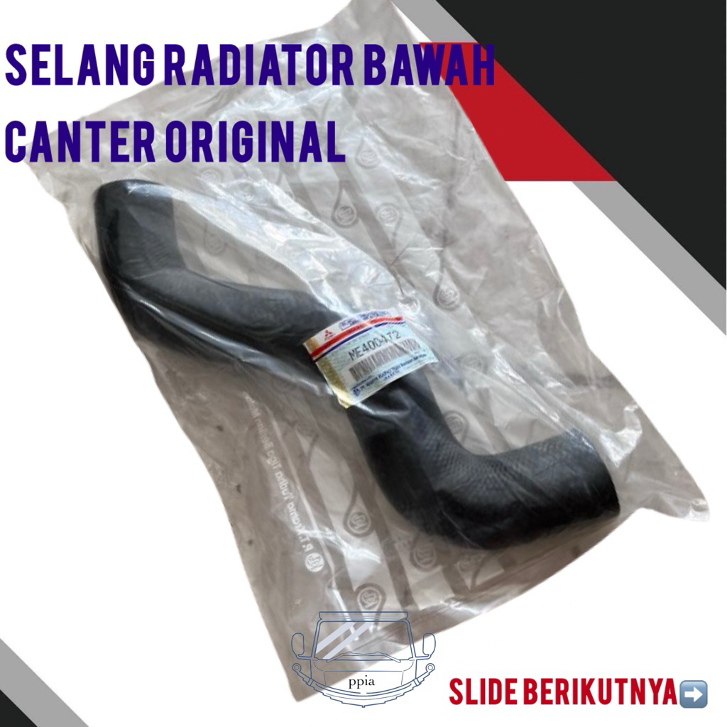 Jual Selang Radiator Bawah Canter Original Slang Radiator Bawa ps125 ...