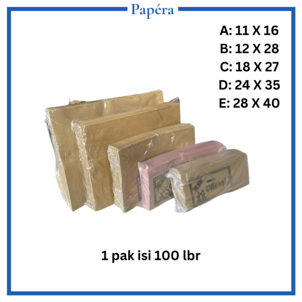 Jual Amplop Casing Envelope Coklat Berbagai Ukuran | Shopee Indonesia
