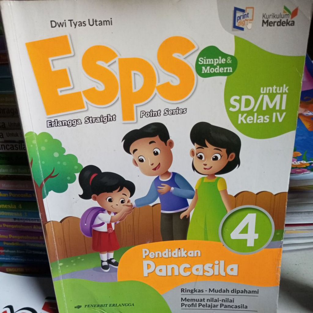 Jual ESPS PENDIDIKAN PANCASILA UNTUK SD KELAS IV KURIKULUM MERDEKA ...