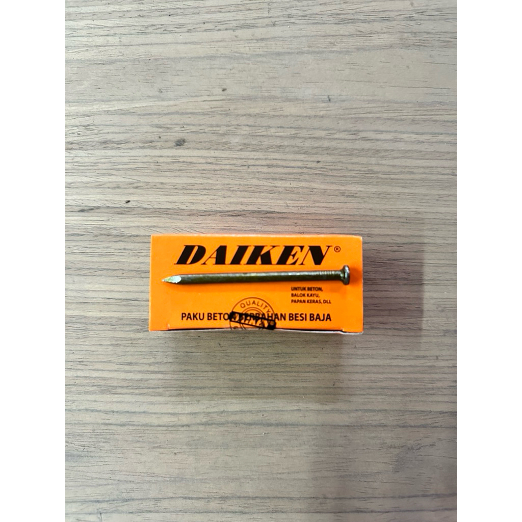 Jual Paku Beton Kuning 3 Inch / 7.5 cm DAIKEN Per Pcs Paku Beton Paku ...