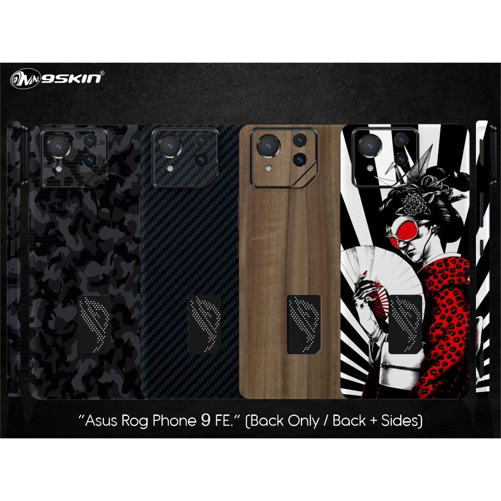 Jual 9skin Asus Rog Phone 9 FE Back Case Skin Custom Carbon Leather ...