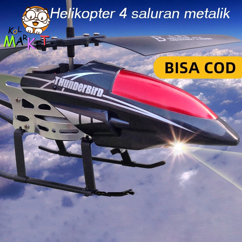 Jual RC helikopter 3.5ch anti-drop helikopter remote control mainan ...