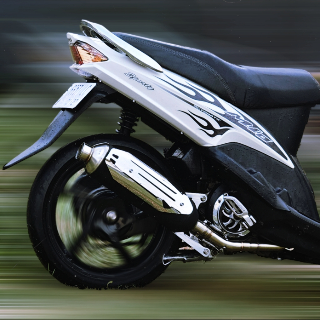 Jual RRC Racing Speed Muffler Full Package Knalpot Standar Racing Black ...
