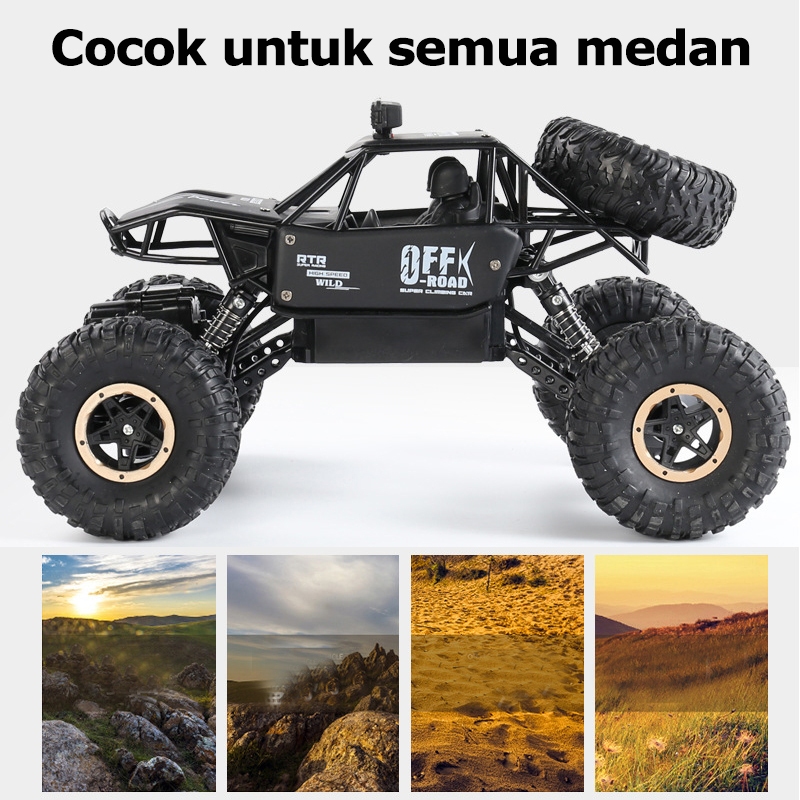 Jual Mobil Remote Control 4WD Besar 1:16 2.4GHZ RC Offroad dengan Lampu ...