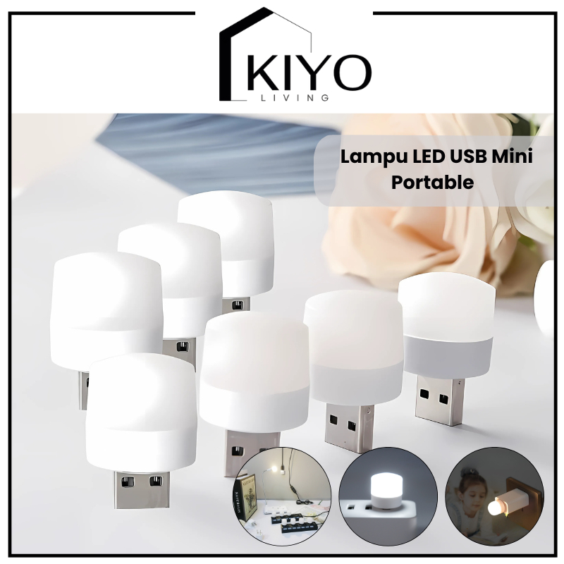 Jual KIYO Lampu LED USB Mini Portable Lampu Baca Lampu Tidur Travel ...